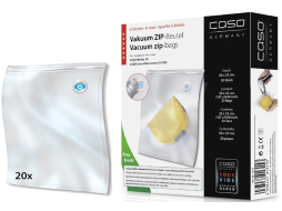 Пакеты ЗИП для вакуумной упаковки CASO VС 20×23 см 20 штук
