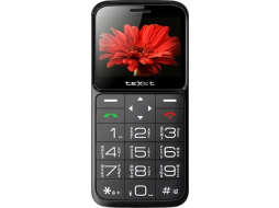 Мобильный телефон TEXET TM-B226 черный-красный(СТБ)