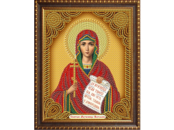 Алмазная вышивка АЛМАЗНАЯ ЖИВОПИСЬ Икона святая мученица Наталия 22х28 см 