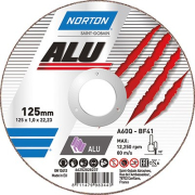 Круг отрезной 125х1.0x22.2 мм NORTON для алюминия ALU (66252828237)