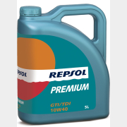 Моторное масло 10W40 полусинтетическое REPSOL Premium GTI/TDI 5 л (RP080X55)