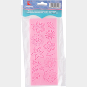 Форма для мастики силиконовая цветочки-листочки 17,7х7,4х0,5 см PERFECTO LINEA (20-016020)