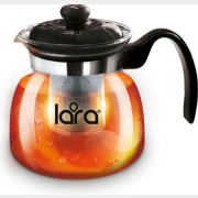 Заварочный чайник стеклянный LARA LR06-08 0,75 л (36118)