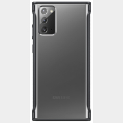 Чехол Samsung Clear Protective Cover для Note20 прозрачный с черной рамкой (EF-GN980CBEGRU)