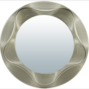 Зеркало интерьерное QWERTY Гавр серебро (74041)