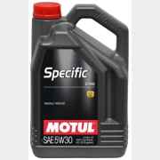 Моторное масло 5W30 синтетическое MOTUL Specific 0720 5 л (102209)