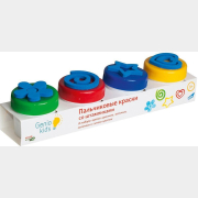 Набор для творчества GENIO KIDS Пальчиковые краски со штампиками (TA1400)