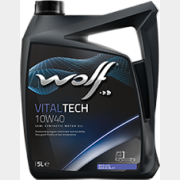 Моторное масло 10W40 полусинтетическое WOLF VitalTech 5 л (14626/5)