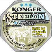 Леска монофильная KONGER Steelon Fluorocarbon Ice 0,10 мм/50 м (220-050-010)