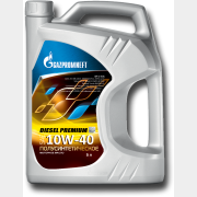 Моторное масло 10W40 полусинтетическое ГАЗПРОМНЕФТЬ Diesel Premium 5 л (253142105)
