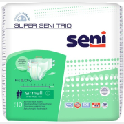 Подгузники для взрослых SENI Super Trio 1 Small 55-80 см 10 штук (5900516691691)
