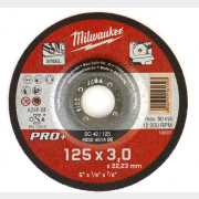 Круг отрезной 125х3х22,2 мм MILWAUKEE для металла SC 42/125 (4932451496)