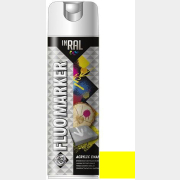 Эмаль аэрозольная маркировочная желтый INRAL Spray Professional Fluomarker 500 мл (26-7-5-007)