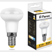 Лампа светодиодная E14 FERON LB-439 R39 5 Вт 2700K (25516)