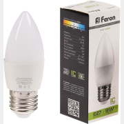 Лампа светодиодная E27 FERON LB-570 C37 9 Вт 4000K (25937)