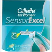 Кассеты сменные GILLETTE Sensor Excel для женщин 5 штук (3014260244897)