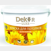 Краска ВД акриловая DEKOR для потолков белая 7 кг (26-682)