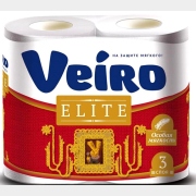 Бумага туалетная VEIRO Elite 4 рулона (984179)