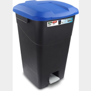 Контейнер для мусора пластиковый с педалью TAYG 60 л черный (431029)