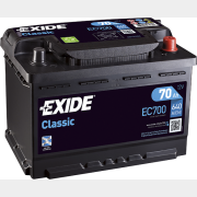 Аккумулятор автомобильный EXIDE Classic 70 А·ч (EC700)