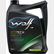 Моторное масло 0W40 синтетическое WOLF EcoTech FE 5 л (16106/5)