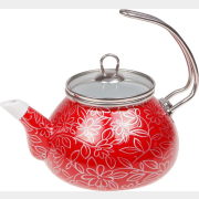 Чайник эмалированный PERFECTO LINEA Красный шелк 2,2 л (52-759822)
