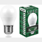 Лампа светодиодная E27 SAFFIT SBG4509 G45 9 Вт 2700К (55082)