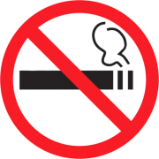 Знак-наклейка REXANT Курить запрещено 200x200 мм (56-0035)