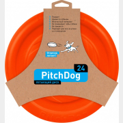 Игрушка для собак PITCHDOG Фрисби d 24 см оранжевый (62474)