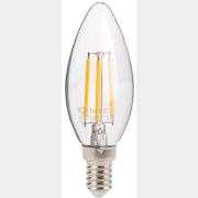 Лампа светодиодная филаментная E14 ЮПИТЕР C37 6 Вт 3000К (JP6002-03)