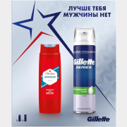 Набор подарочный Пена для бритья GILLETTE Sensitive Skin С алоэ 250 мл и Гель для душа OLD SPICE Whitewater 250 мл (7702018529445)