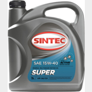 Моторное масло 15W40 минеральное SINTEC Super 5 л (900315)
