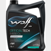 Моторное масло 5W30 синтетическое WOLF OfficialTech C4 5 л (65608/5)