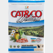 Сухой корм для кошек ADRAGNA Cat&Co Wellness Adult Sensible рыба с рисом 0,4 кг (3124/04/CATW)