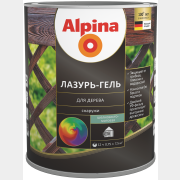 Лазурь-гель для дерева ALPINA черный 0,75 л 2 штуки