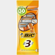 Бритва одноразовая BIC 3 для чувствительной кожи 4 штуки (691862)