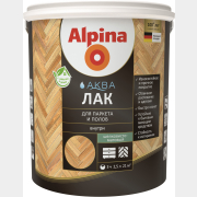 Лак акриловый ALPINA Аква Для паркета и полов прозрачный 2,5 л (948103430)