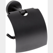 Держатель для туалетной бумаги с крышкой BEMETA Dark черный (104112010)