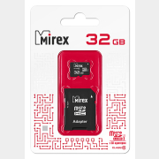 Карта памяти MIREX MicroSDHC 32 Гб UHS-I с адаптером SD (13613-ADSUHS32)