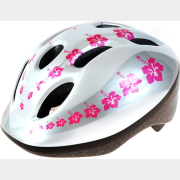 Шлем защитный BELLELLI Pink Leaves 50-56 см (RR17138)