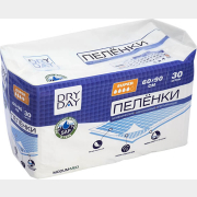 Пеленки гигиенические впитывающие MODUM Dry Day Super 60х90 см 30 штук (4813875000046)