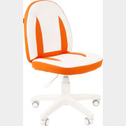 Кресло компьютерное CHAIRMAN Kids 122 белый/оранжевый (00-07033127)