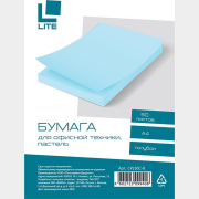 Бумага цветная LITE А4 50 листов 70 г/м2 пастель голубой (CPL50C-B)
