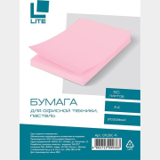Бумага цветная LITE А4 50 листов 70 г/м2 пастель розовый (CPL50C-Pi)