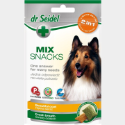 Лакомство для собак DR. SEIDEL Snacks Для красивой шерсти и свежего дыхания 90 г (5901742001209)