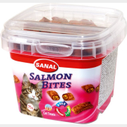 Лакомство для кошек SANAL Salmon Bites 75 г (8711908157506)