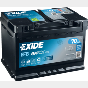Аккумулятор автомобильный EXIDE Start-Stop EFB 70 А·ч (EL700)