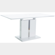 Стол кухонный SIGNAL Dallas белый лак 110-150х75х76 см (DALLASBB110)
