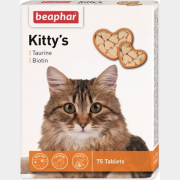 Добавка для кошек BEAPHAR Kitty's + Taurine-Biotine 75 штук (8711231125098)