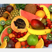 Картина по номерам РЫЖИЙ КОТ Спелые фрукты 40х50 см (Х-5320)